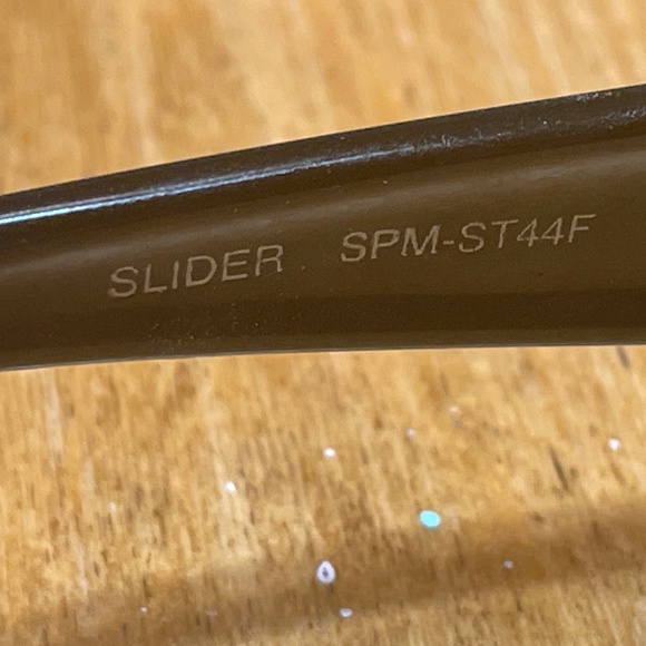 ICICLES Sunglasses Made in Italy Black/Amber Lens Motorcycle Slider UNISEX - Picture 9 of 16